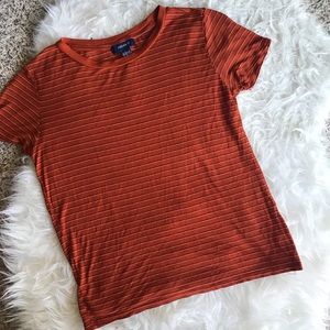 Striped Orange Shirt